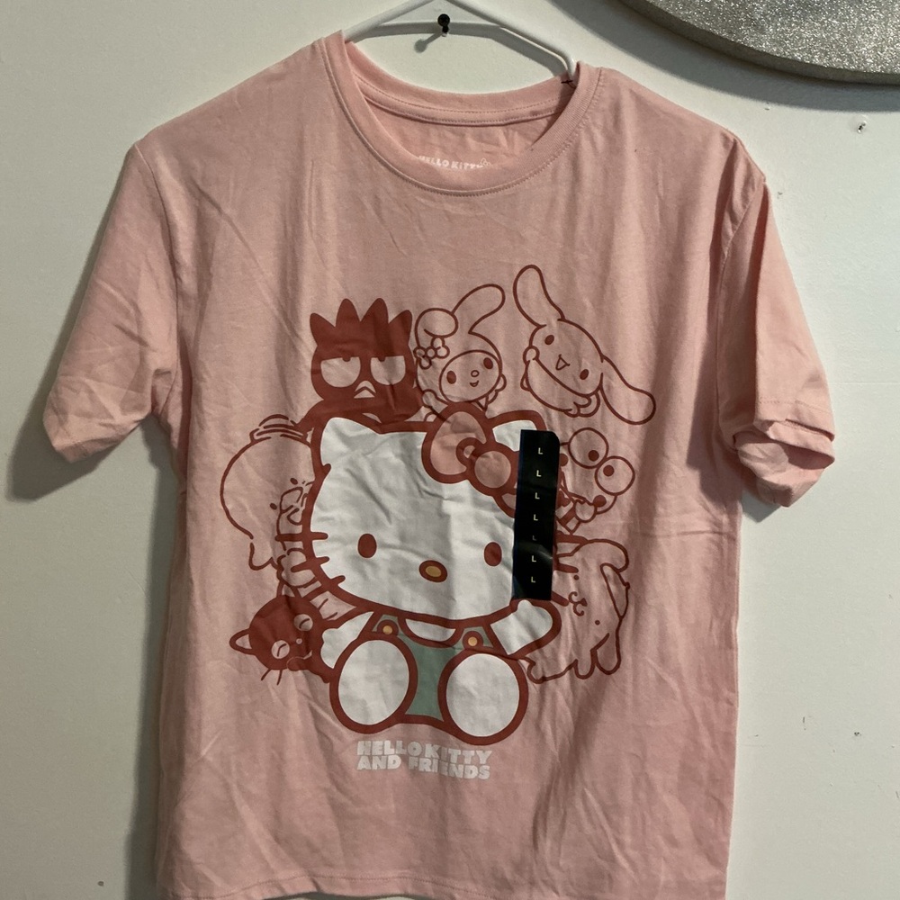 Sanrio Pink Hello Kitty & Friends Short Sleeve Tee